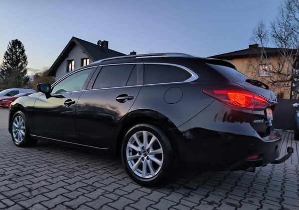 Mazda 6 cena 53999 przebieg: 186000, rok produkcji 2017 z Tuchola małe 466